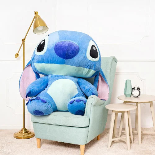 Stor plysch Disney Lilo & Stitch Stitch Lilo och Stitch Stitch, plyschleksak, 120 cm, blå