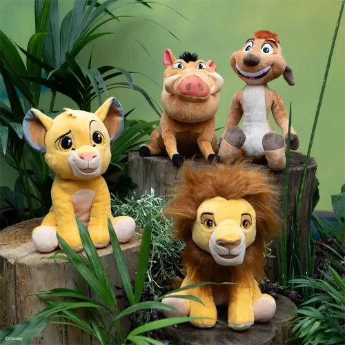 Gosedjur Disney Lejonkungen Mufasa, 25 cm, gul