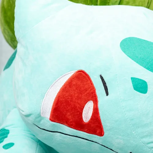 Stor plyschleksak Pokémon Bulbasaur, plyschleksak, 90 cm, grön