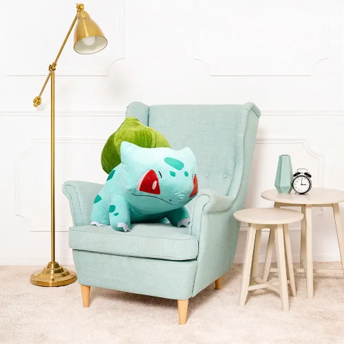 Suuri pehmolelu Pokémon Bulbasaur, pehmolelu, 60 cm, vihreä