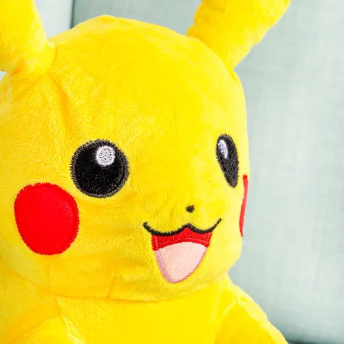 Stor plyschleksak Pokémon Pikachu, 90 cm, gul
