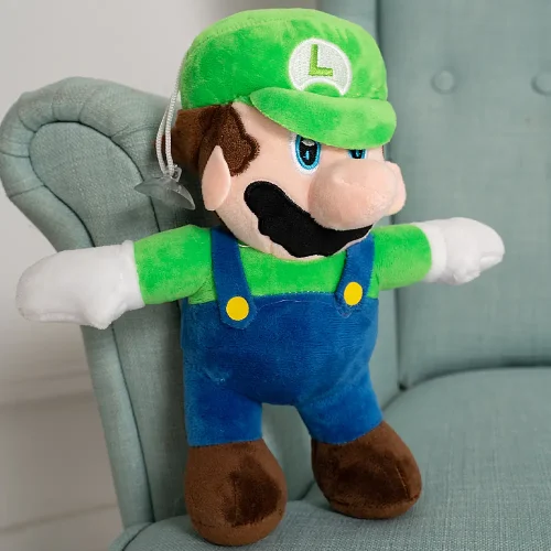 Pehmolelu Super Mario Luigi, 20 cm, vihreä