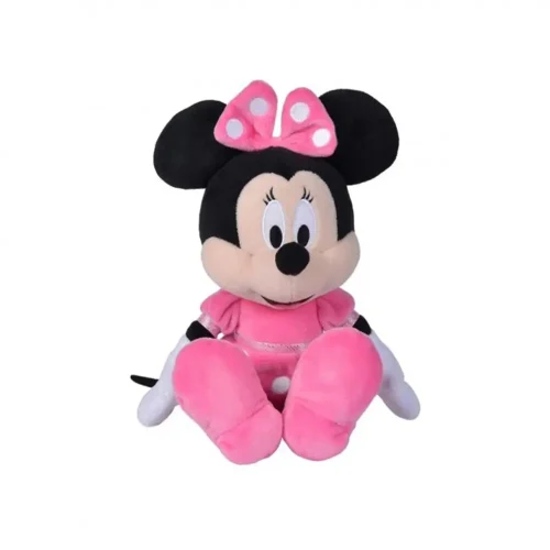 Disney Mimmi Pigg plyschleksak, 25 cm, svart