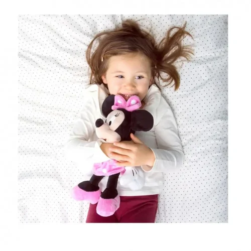 Disney Mimmi Pigg plyschleksak, 25 cm, svart