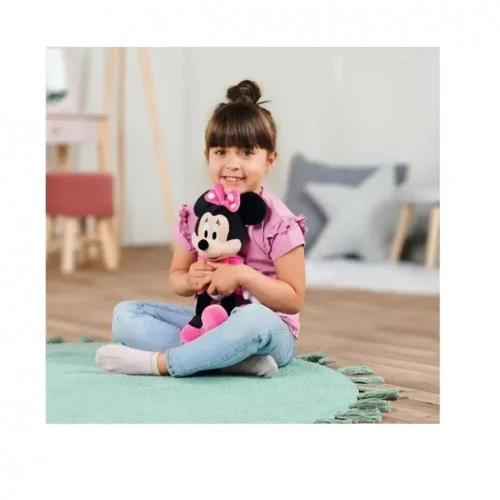 Disney Mimmi Pigg plyschleksak, 25 cm, svart