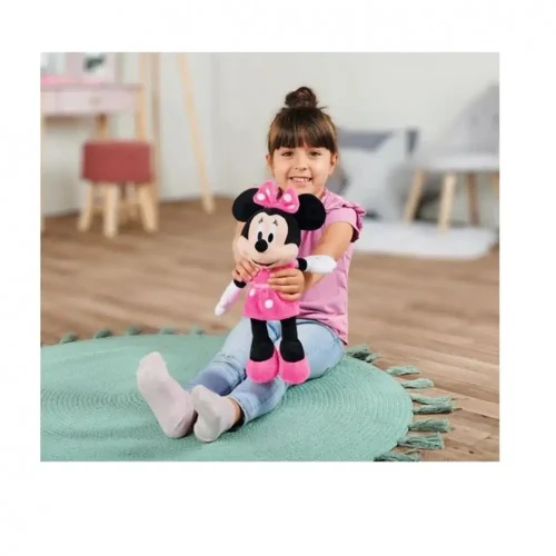 Disney Mimmi Pigg plyschleksak, 25 cm, svart
